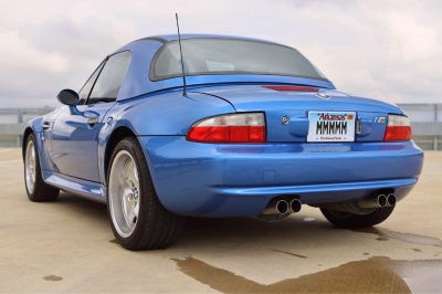 1999 BMW M Roadster in Estoril Blue Metallic over Estoril Blue & Black Nappa