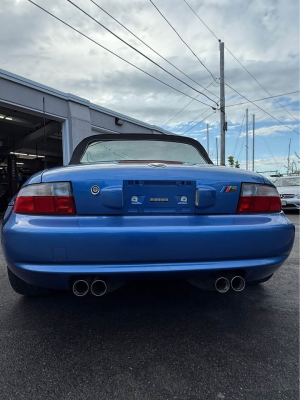 1999 BMW M Roadster in Estoril Blue Metallic over Estoril Blue & Black Nappa