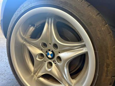 1999 BMW M Roadster in Estoril Blue Metallic over Estoril Blue & Black Nappa