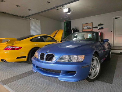 1999 BMW M Roadster in Estoril Blue Metallic over Estoril Blue & Black Nappa