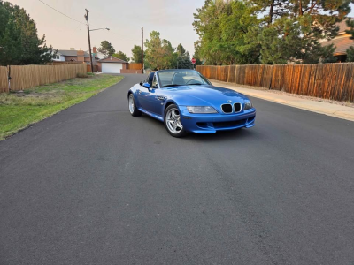 1999 BMW M Roadster in Estoril Blue Metallic over Estoril Blue & Black Nappa