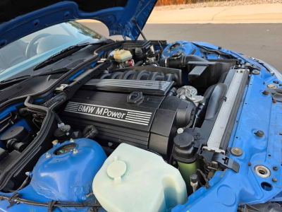 1999 BMW M Roadster in Estoril Blue Metallic over Estoril Blue & Black Nappa