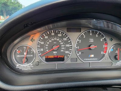 1999 BMW M Roadster in Estoril Blue Metallic over Estoril Blue & Black Nappa