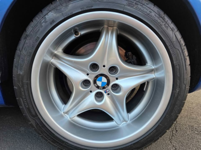 1999 BMW M Roadster in Estoril Blue Metallic over Estoril Blue & Black Nappa