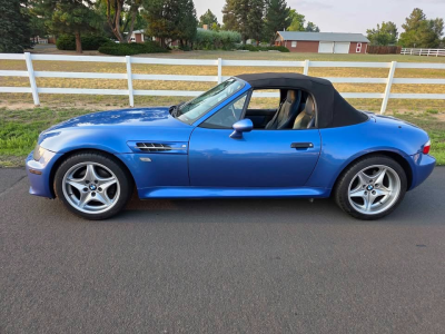 1999 BMW M Roadster in Estoril Blue Metallic over Estoril Blue & Black Nappa