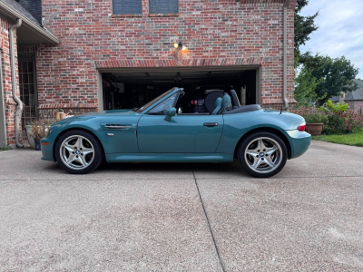 1999 BMW M Roadster in Evergreen over Evergreen & Black Nappa