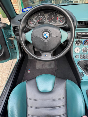 1999 BMW M Roadster in Evergreen over Evergreen & Black Nappa