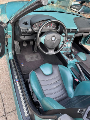 1999 BMW M Roadster in Evergreen over Evergreen & Black Nappa