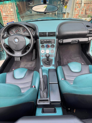 1999 BMW M Roadster in Evergreen over Evergreen & Black Nappa