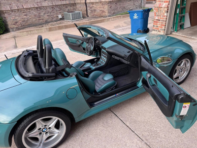 1999 BMW M Roadster in Evergreen over Evergreen & Black Nappa
