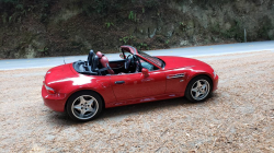 1999 BMW M Roadster in Imola Red 2 over Imola Red & Black Nappa