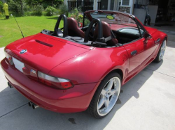 1999 BMW M Roadster in Imola Red 2 over Imola Red & Black Nappa