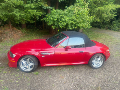 1999 BMW M Roadster in Imola Red 2 over Black Nappa