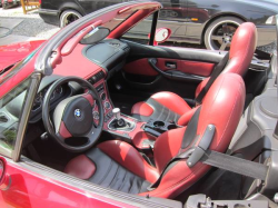 1999 BMW M Roadster in Imola Red 2 over Imola Red & Black Nappa