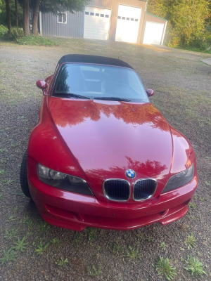 1999 BMW M Roadster in Imola Red 2 over Black Nappa