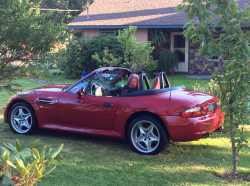 1999 BMW M Roadster in Imola Red 2 over Imola Red & Black Nappa