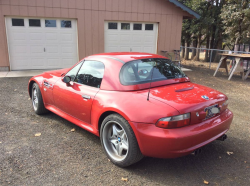 1999 BMW M Roadster in Imola Red 2 over Imola Red & Black Nappa