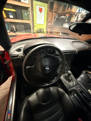 1999 BMW M Roadster in Imola Red 2 over Black Nappa