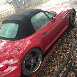 1999 BMW M Roadster in Imola Red 2 over Imola Red & Black Nappa