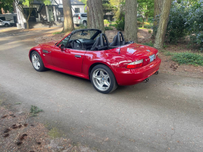 1999 BMW M Roadster in Imola Red 2 over Black Nappa