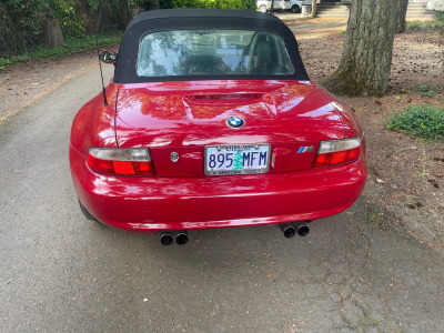 1999 BMW M Roadster in Imola Red 2 over Black Nappa