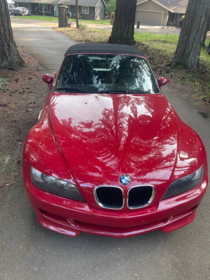 1999 BMW M Roadster in Imola Red 2 over Black Nappa