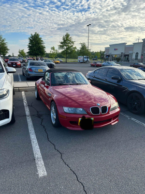 1999 BMW M Roadster in Imola Red 2 over Imola Red & Black Nappa