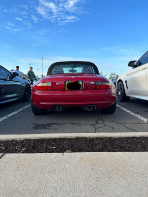 1999 BMW M Roadster in Imola Red 2 over Imola Red & Black Nappa
