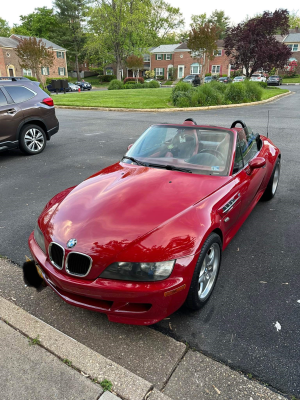 1999 BMW M Roadster in Imola Red 2 over Imola Red & Black Nappa