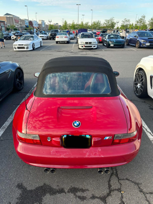 1999 BMW M Roadster in Imola Red 2 over Imola Red & Black Nappa