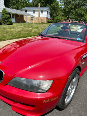 1999 BMW M Roadster in Imola Red 2 over Imola Red & Black Nappa
