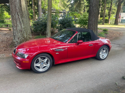 1999 BMW M Roadster in Imola Red 2 over Black Nappa