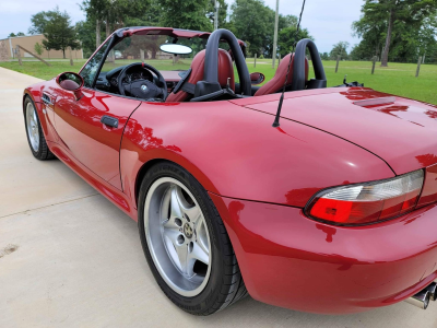 1999 BMW M Roadster in Imola Red 2 over Imola Red & Black Nappa