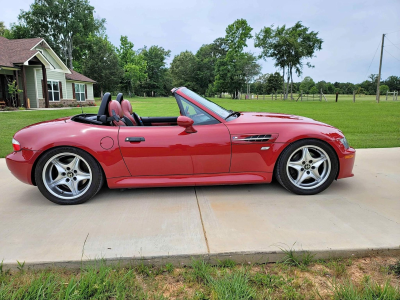 1999 BMW M Roadster in Imola Red 2 over Imola Red & Black Nappa