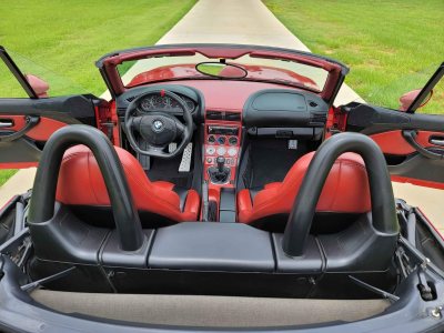 1999 BMW M Roadster in Imola Red 2 over Imola Red & Black Nappa