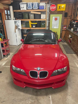 1999 BMW M Roadster in Imola Red 2 over Black Nappa