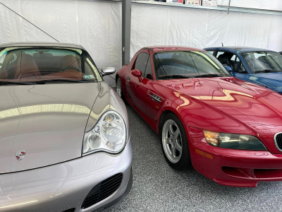 1999 BMW M Roadster in Imola Red 2 over Imola Red & Black Nappa