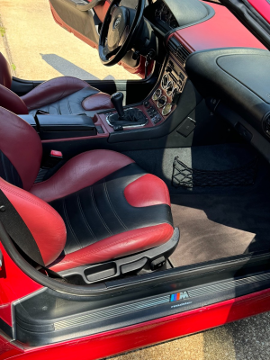 1999 BMW M Roadster in Imola Red 2 over Imola Red & Black Nappa
