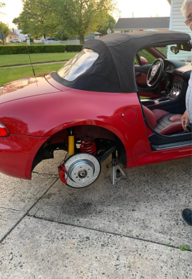 1999 BMW M Roadster in Imola Red 2 over Imola Red & Black Nappa