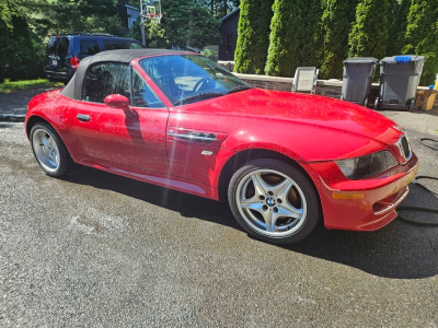 1999 BMW M Roadster in Imola Red 2 over Black Nappa