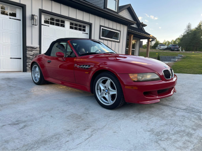 1998 BMW M Roadster in Imola Red 2 over Imola Red & Black Nappa