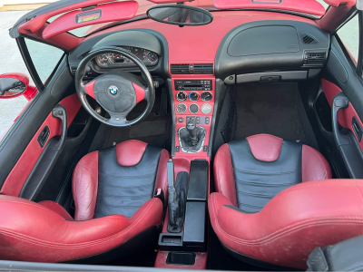 1998 BMW M Roadster in Imola Red 2 over Imola Red & Black Nappa