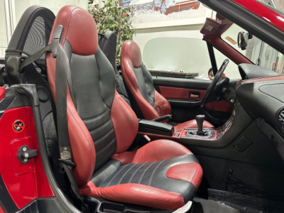 1998 BMW M Roadster in Imola Red 2 over Imola Red & Black Nappa