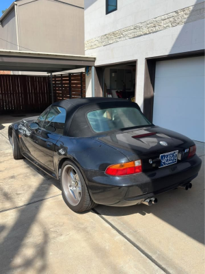 1998 BMW M Roadster in Cosmos Black Metallic over Dark Gray & Black Nappa