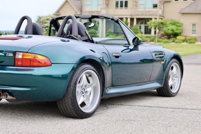 1998 BMW M Roadster in Boston Green Metallic over Black Nappa