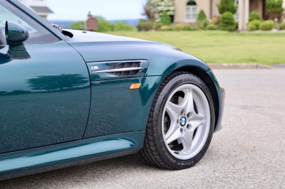 1998 BMW M Roadster in Boston Green Metallic over Black Nappa