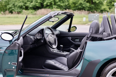 1998 BMW M Roadster in Boston Green Metallic over Black Nappa
