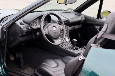 1998 BMW M Roadster in Boston Green Metallic over Black Nappa