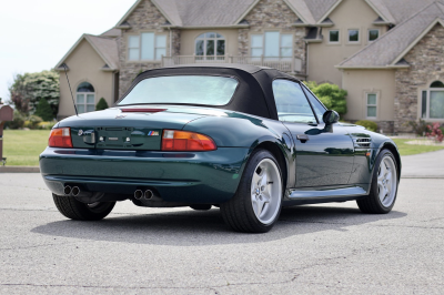 1998 BMW M Roadster in Boston Green Metallic over Black Nappa