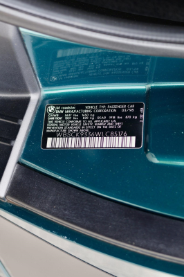 1998 BMW M Roadster in Boston Green Metallic over Black Nappa